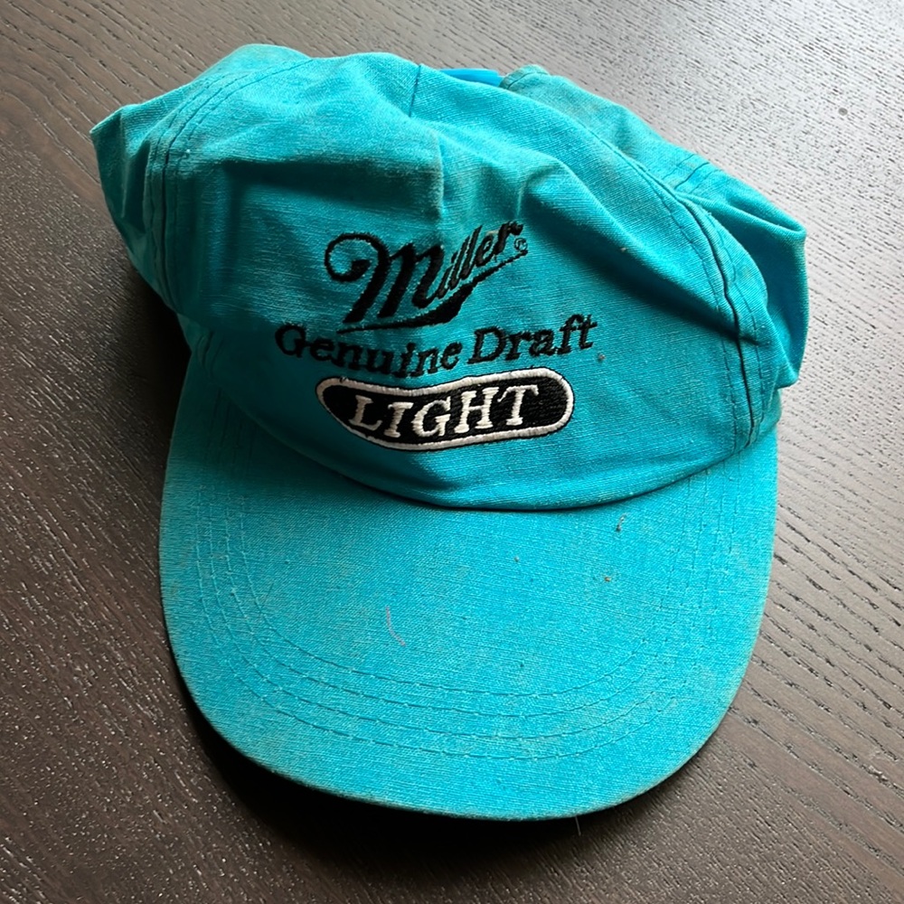 Worn Miller Light SnapBack